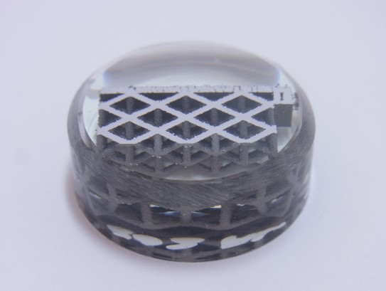 金属3Dプリントで造る微細形状（ラティス構造等）の研磨に適した埋込方法