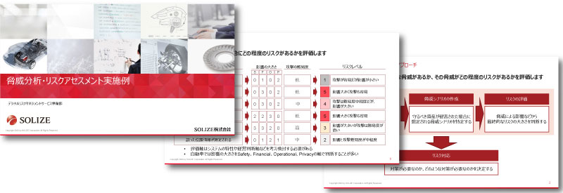 脅威分析・リスク評価の実施例