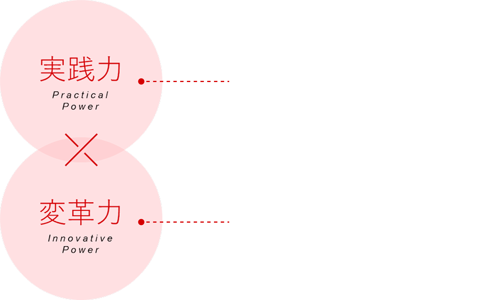 実践力 Practical Power 変革力 Innovative Power