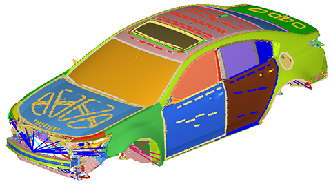 Large scale CAE analysis modeling as a contract service