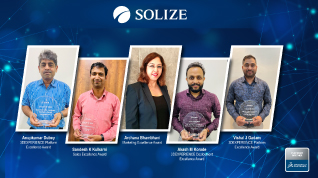 SOLIZE India team recognized for stellar performances by Dassault Systèmes