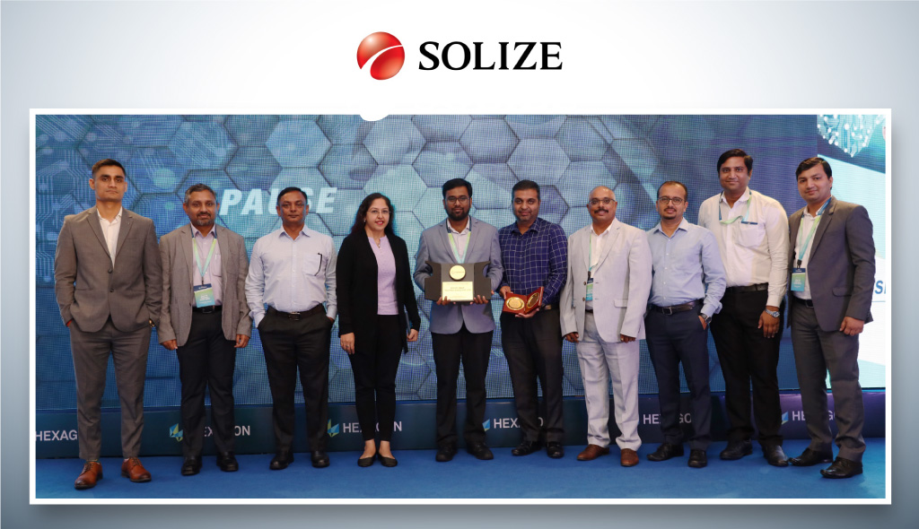 SOLIZE India’s outstanding achievements in Technical and Sales Excellence recognized by Hexagon