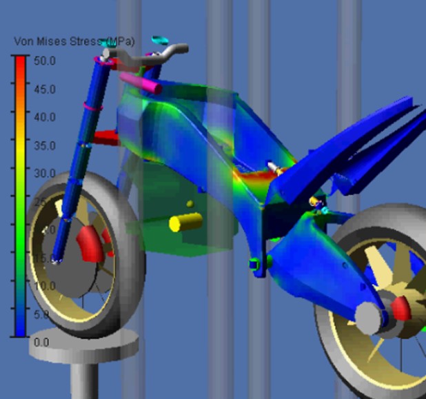 Enhancing Motorcycle Designs through Real-time and Improved Analysis